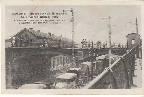 Herbesthal Grenzübergangsbahnhof feldpgl1914? C8261