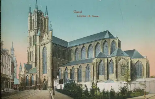 Gand - L'Église St. Bavon ngl 136.558