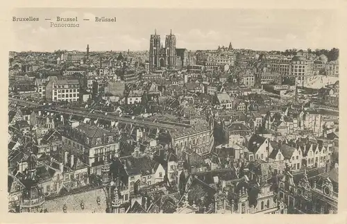 Bruxelles Panorama / Vue générale ngl 136.543