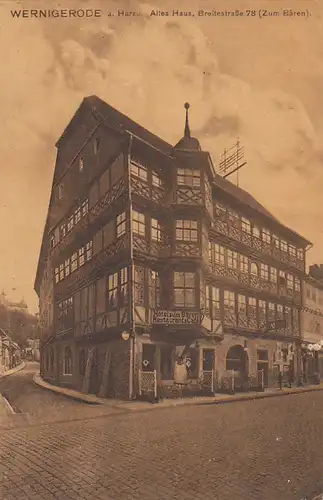 Wernigerode a.Harz Altes Haus Hotel zum Bären ngl C5667