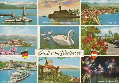 Der Bodensee Teilansichten gl1966 137.072