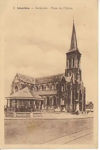 Langeken Kerkplein - Place de l'Eglise ngl C7499