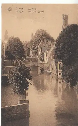 B Brugge Groene Rei (gracht) ngl C7904