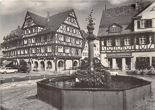 Schorndorf Marktbrunnen und Palmsches Haus ngl 141.300