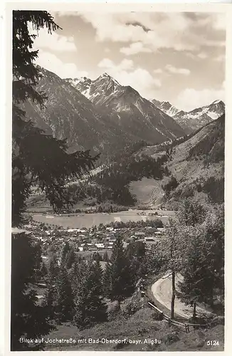 Blick auf Jochstraße mit Bad Oberdorf i.Allgäu ngl C8708