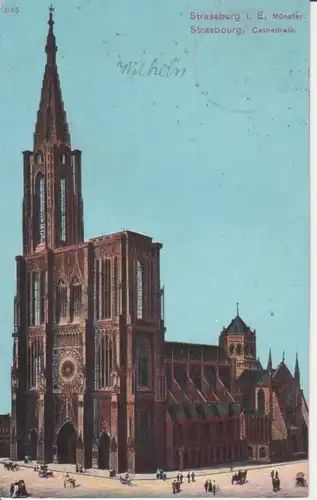 Elsass: Strassburg Münster gl1911 217.506