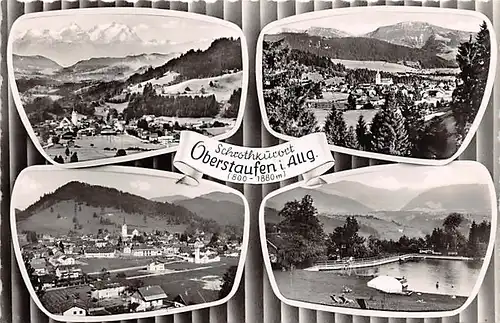 Oberstaufen im Allgäu Teilansichten gl1958 143.124