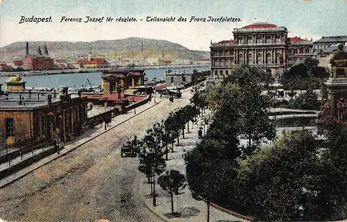 Budapest Ferencz Jozef tér részlete-Teilansicht Franz Josefplatz ngl 149.926