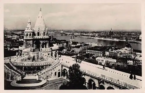 Budapest Aussicht mit der Fischerbastei ngl 149.949