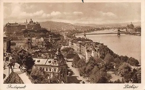 Budapest Totalansicht / Látkép ngl 150.017