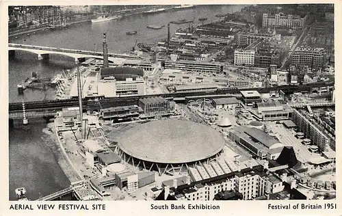 England: Festival of Britain 1951 Aerial view Festival site gl1951 147.088