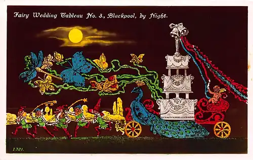 England: Blackpool by Night Fairy Wedding Tableau No.3 ngl 147.135