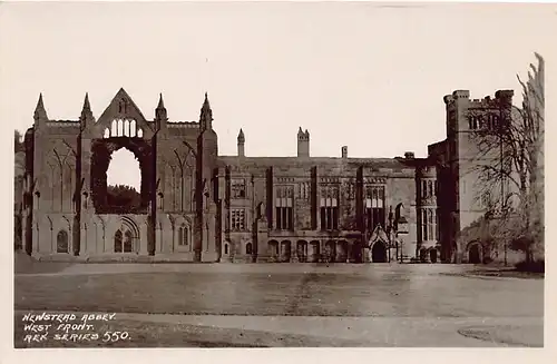 England: Newstead Abbey, West Front ngl 146.635