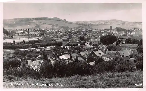 England: Bridport from Allington Hill gl1952 146.510