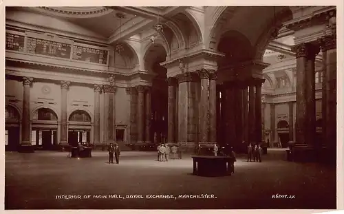 England: Manchester Royal Exchange Interior of main hall ngl 147.233