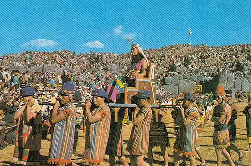 Perú Q'oya Inti Raymi Festiviti in Sascayhuaman ngl D6131