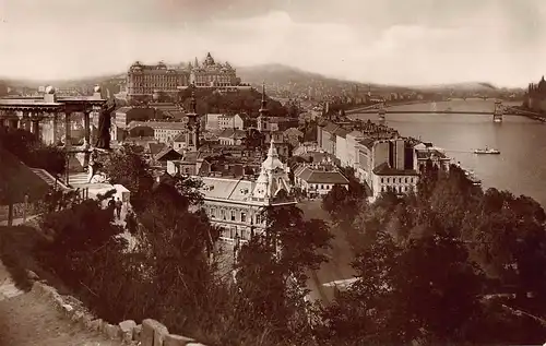 Budapest Aussicht mit St. Gerhard Monument ngl 149.989