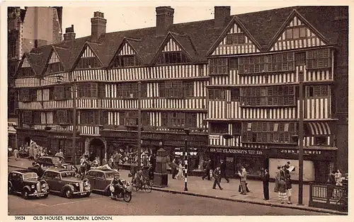 England: London Old Houses Holborn ngl 147.475