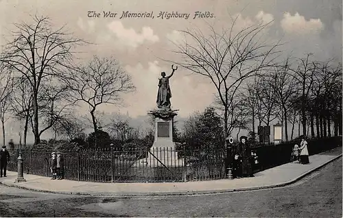 England: London Highbury Fields The War Memorial ngl 147.530