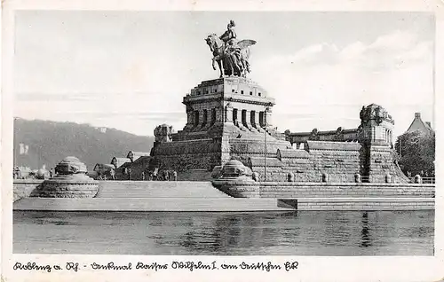 Koblenz am Rhein Denkmal Kaiser Wilhelm I. vom Deutschen Eck gl 154.005