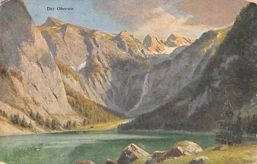 Königssee - Obersee Nach Gemälde von Prof. F. Kulstrunk ngl 154.854