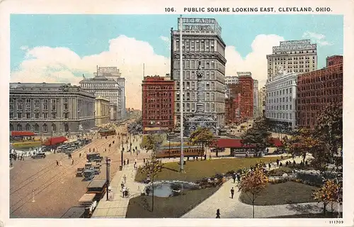 Cleveland, Ohio, Public Square Looking East gl1929 158.678