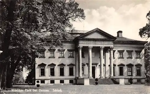 Wörlitzer Park bei Dessau mit Schloss gl1956 157.949