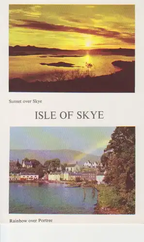 Schottland: Rainbow over Portree - Sunset over Skye ngl 223.522