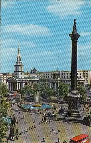 London, Nelson Monument, Trafalgar Square gl1965 E0898