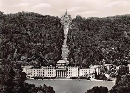 Kassel-Wilhelmshöhe Blick auf Schloss und Herkules ngl 160.767