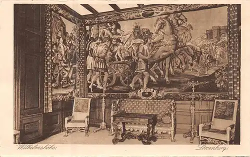 Kassel - Wilhelmshöhe Löwenburg Gesellschaftszimmer v. Wilhelm I. ngl 159.431