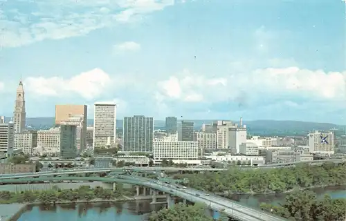 Hartford CT Skyline of America's insurance capital gl1977 163.963