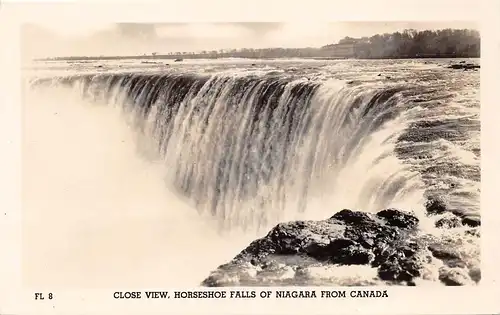 Canada Niagara Close View of Horseshoe Falls from Canada gl1947 164.208