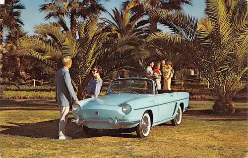 Miami Florida Partie mit Cabrio unter Palmen gl1961 164.012