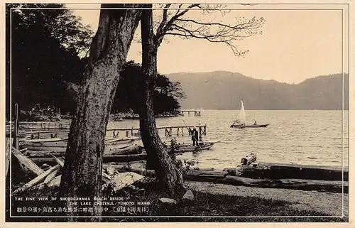 Japan Nikkō - Yumoto Shobugahama Beach beside Lake Chuzenji ngl 160.675