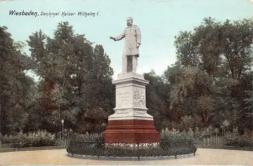 Wiesbaden Denkmal Kaiser Wilhelm I. ngl 163.762