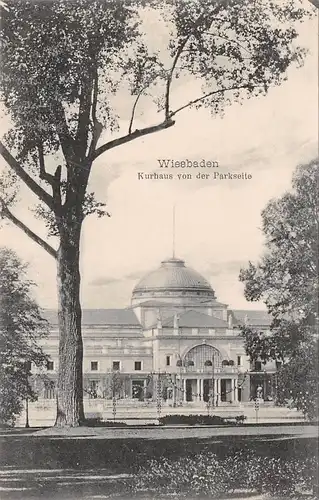Wiesbaden Kurhaus von der Parkseite ngl 163.767