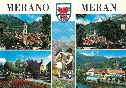 Meran, Mehrbildkarte ngl E1511