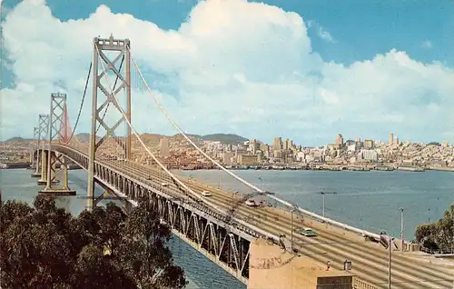 San Francisco - Oakland Bay Bridge CA gl1971 164.020