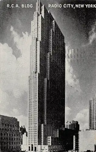 USA New York R.C.A. Bldg. Radio City gl1934 163.955