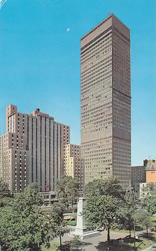 Canada Montréal Dominion Square Park Sheration Laurentien Hotel gl1965 164.201