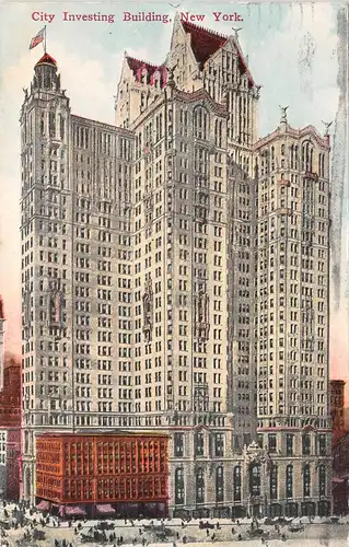 New York City NY City Investing Building gl1910 165.210