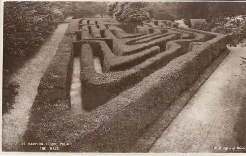 London, Hampton Court Palace, The Maze ngl F1703