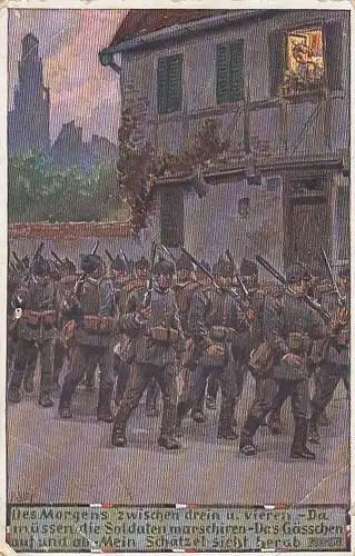 1.WK Des Morgens zwischen Drei und Vier ... gl1916 F1186