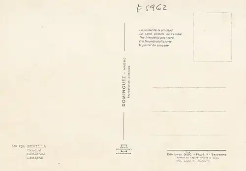 Sevilla, Catedral ngl E5962