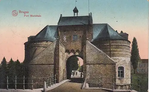 Brügge / Bruges, Port Maréchal feldpgl1916 F0560