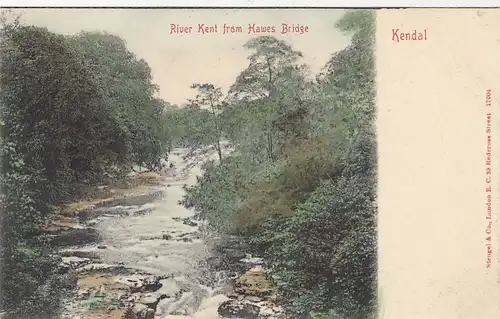 Kendal, River Kent from Hawes Bridge ngl F2733