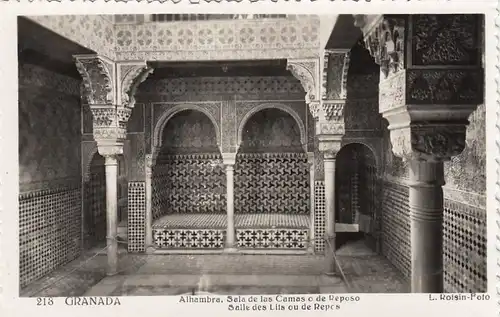 Granada, Alhambra, Sala de los Camas o de Reposo ngl F1972