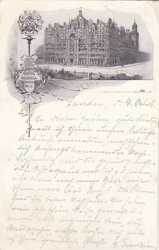 London W.C., Hotel Russel gl1906 F3313