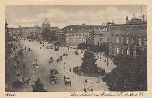 Berlin, Unter den Linden, Denkmal Friedrich d.Großen ngl F4864